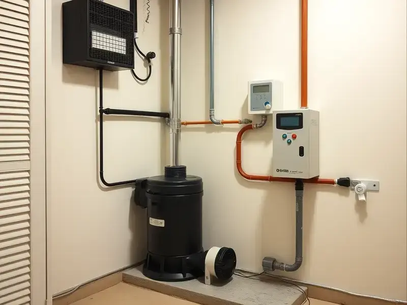 住宅の汚水排水設備